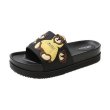 画像1: cartoon bear platform soft bottom flat Sandals slippers shower sandals　フラット 厚底キュートベア 熊フリップフロップシャワーサンダル スリッパ (1)