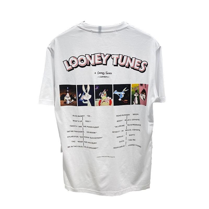 画像5: Unisex Looney Tunes print T-shirt  男女兼用 ユニセックスルーニー・テューンズプリントTシャツ (5)