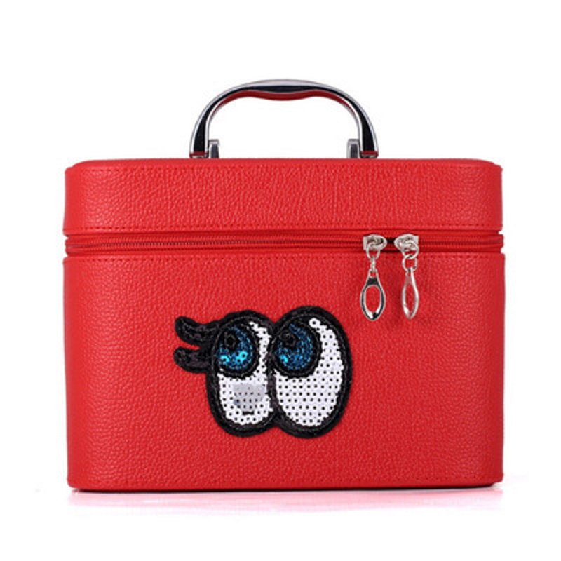 画像4: direct eye cosmetic bag アイボールスパンコールコスメティックバッグ コスメティックケース バニティバック (4)