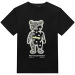 画像3: Unisex reflective print Paisley bandana pattern bear t-shirt　男女兼用 ユニセックスバンダナ柄ペーズリーベア 熊プリントTシャツ (3)