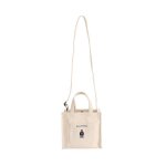 画像5: Steve Bear new square canvas portable diagonal bagTote shoulder bag  スティーブベアースクエアキャンバスポータブルトート ショルダー  ハンドバック　 (5)