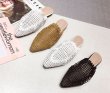 画像4: Baotou half slippers sandals　フラット メッシュサンダル スリッパ (4)