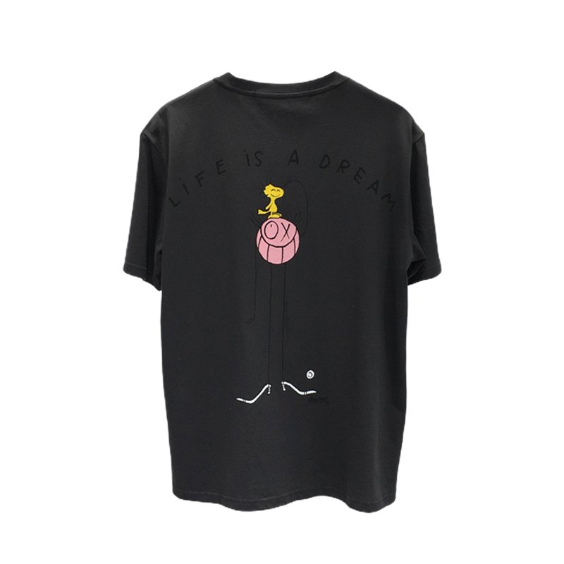 画像5: Unisex Snoopy wood pecker embroidered T-shirt  男女兼用 ユニセックススヌーピー ウッドペッカー刺繡Tシャツ (5)