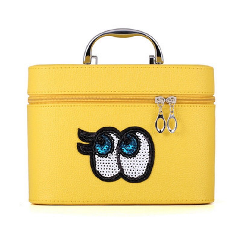 画像2: direct eye cosmetic bag アイボールスパンコールコスメティックバッグ コスメティックケース バニティバック (2)