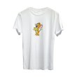 画像5: Unisex One Tom and Jerry Jerry & Cheese Print T-shirt　男女兼用 ユニセックス トムとジェリー トム＆ジェリー ジェリー＆チーズプリント Tシャツ (5)