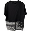 画像3: Unisex Bandana Paisley T-shirt　男女兼用 ユニセックス バンダナ ペイズリー柄Tシャツ (3)