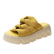 画像1: Chunky sole platform belt sandals slippers 　チャンキーソール厚底ベルトサンダルスリッパ (1)