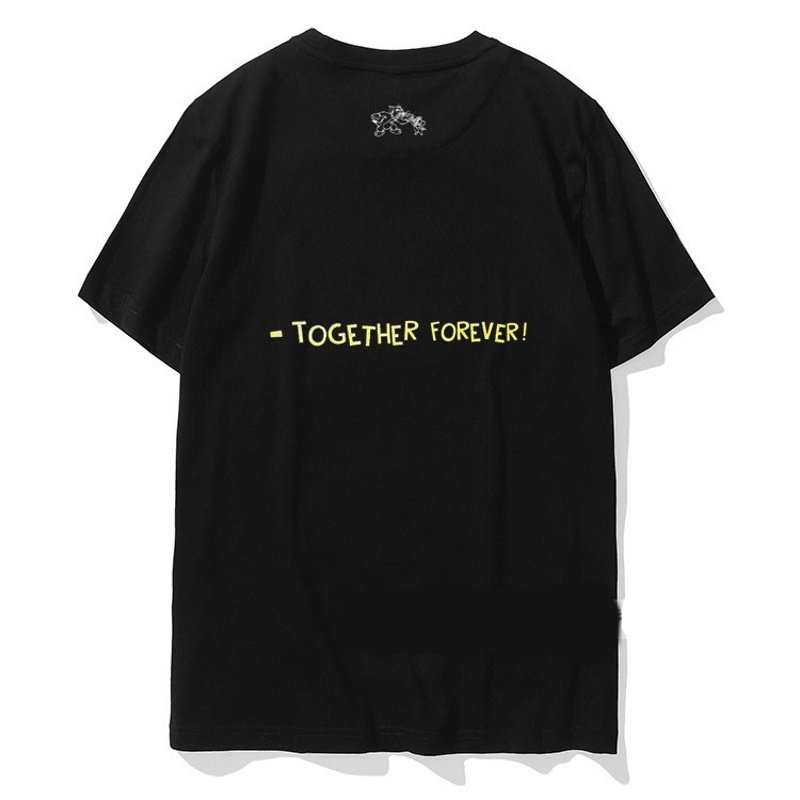 画像4: Unisex One Tom and Jerry Jerry & Cheese Print T-shirt　男女兼用 ユニセックス トムとジェリー トム＆ジェリー ジェリー＆チーズプリント Tシャツ (4)