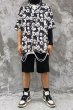 画像5:  Unisex loose Aloha shirt short sleeves shirt　 男女兼用 ユニセックス  ヒップホップアロハシャツ (5)