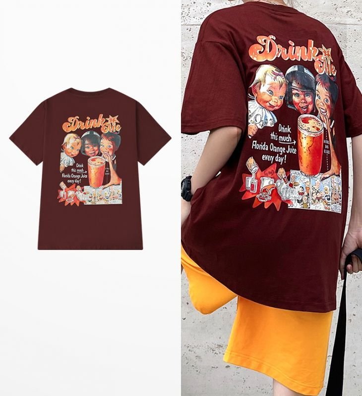 画像6: Unisex Retro kids photo print t-shirt　男女兼用 ユニセックスレトロキッズフォトプリント プリントTシャツ (6)