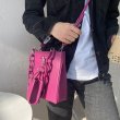 画像13: small square acrylic chain armpit Tote shoulder bag  チェーンショルダーストラップトート ショルダー  ハンドバック　 (13)