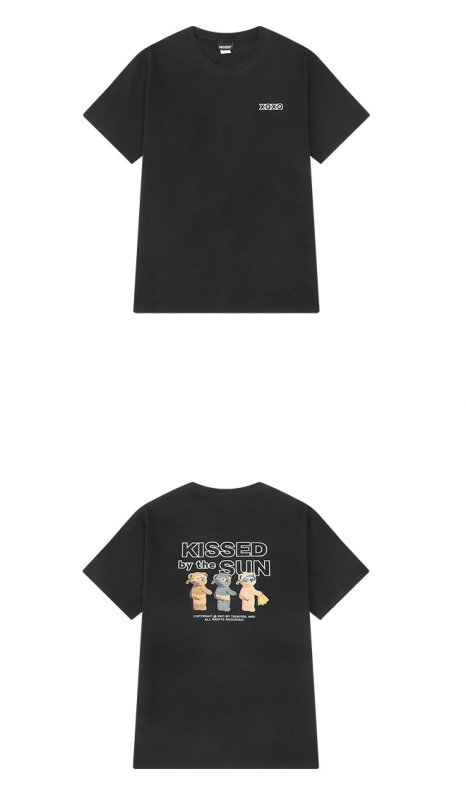 画像6: Unisex Retro Little Nili ins cartoon t-shirt 男女兼用 ユニセックスリトルベア熊プリントプリントTシャツ (6)