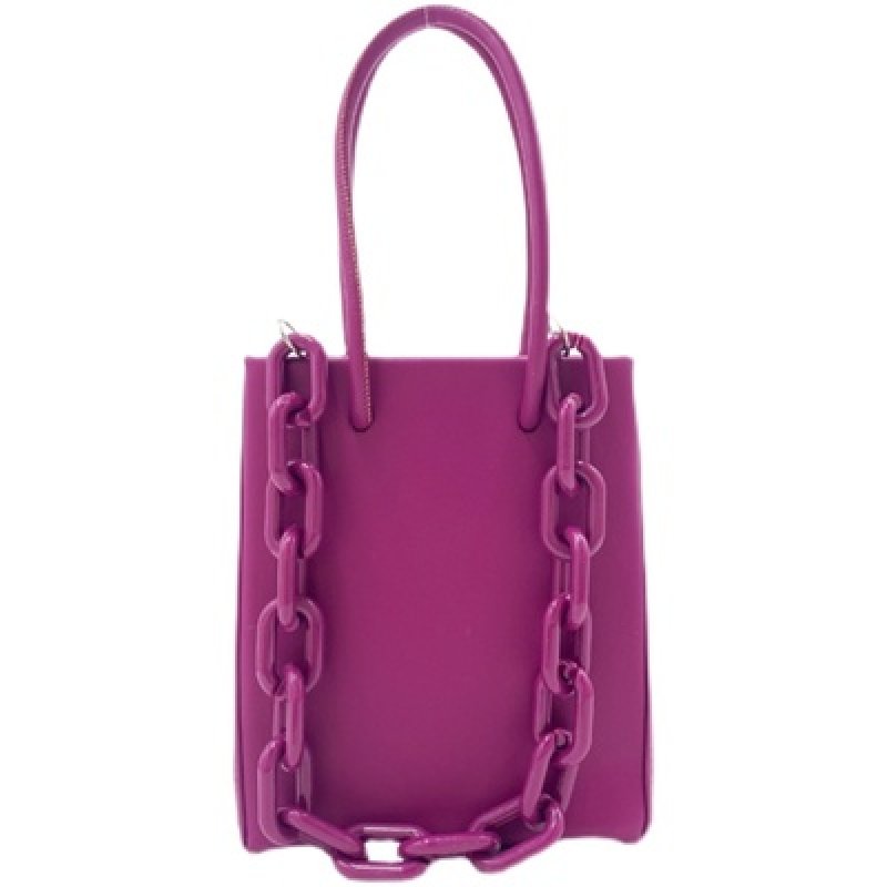 画像14: small square acrylic chain armpit Tote shoulder bag  チェーンショルダーストラップトート ショルダー  ハンドバック  (14)