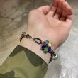 画像3: Unisex FLOWER ANARCHY PEARL bracelet Jewelry 　男女兼用ユニセックスデイジースマイリーフラワーブレスレット (3)