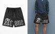 画像3: Unisex alphabet print casual short pants  ユニセックス男女兼用アルファベットプリントハーフパンツ ショートパンツ (3)