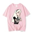 画像6: Unisex Punk Princess  Print T-shirt  男女兼用 ユニセックスパンクプリンセスプリントTシャツ 不思議の国のアリス (6)