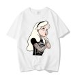 画像2: Unisex Punk Princess  Print T-shirt  男女兼用 ユニセックスパンクプリンセスプリントTシャツ 不思議の国のアリス (2)