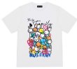 画像1: Unisex graffiti cartoon Print T-shirt  男女兼用 ユニセックスビックファミリーグラフィックペイントTシャツ (1)