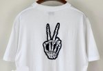 画像4: Unisex Smile drip peace large fit print cotton-jersey T-shirt ドロップ スマイリー スマイル ニコちゃん ＆ハート コットンTシャツ (4)