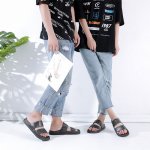 画像4: unisex leather sandals slippers　男女兼用ユニセックスレザーシンプル フリップフロップ   サンダル スリッパ (4)