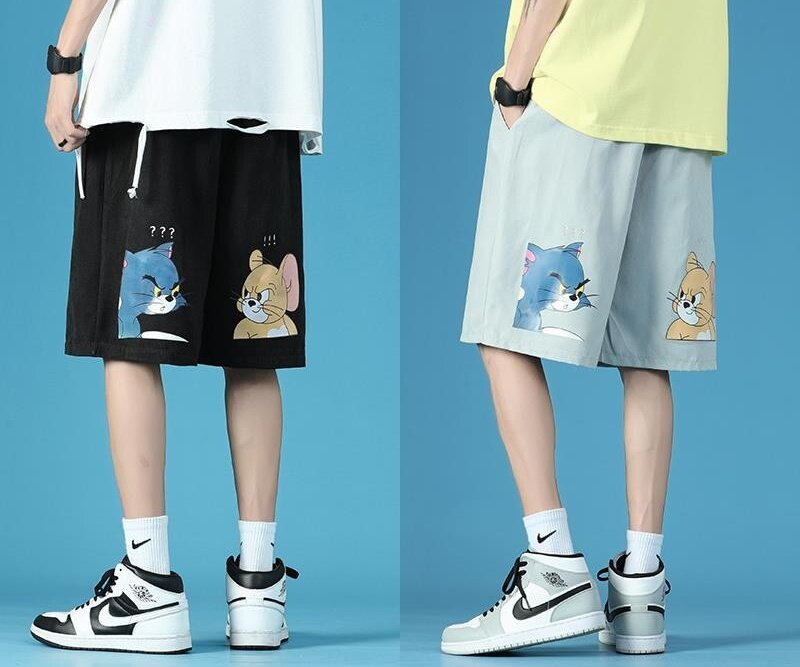 画像4: Tom and Jerry Half Pants  ユニセックストム＆ジェリ トムとジェリーハーフパンツ　ショートパンツ  (4)