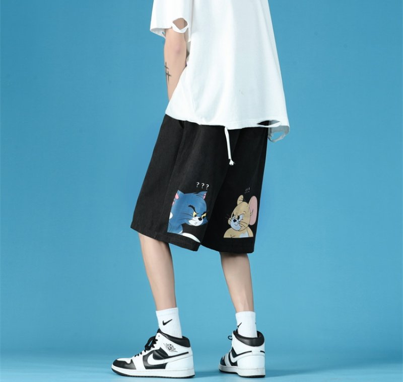 画像3: Tom and Jerry Half Pants  ユニセックストム＆ジェリ トムとジェリーハーフパンツ　ショートパンツ  (3)