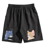 画像1: Tom and Jerry Half Pants  ユニセックストム＆ジェリ トムとジェリーハーフパンツ　ショートパンツ  (1)