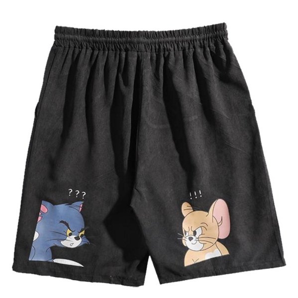 画像1: Tom and Jerry Half Pants  ユニセックストム＆ジェリ トムとジェリーハーフパンツ　ショートパンツ  (1)
