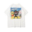 画像2: Unisex CITY LOCO cartoon Print T-shirt  男女兼用 ユニセックスヒップホップオーバーサイズCITY LOCOペイントTシャツ (2)