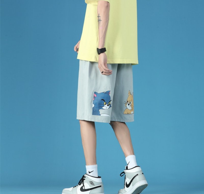 画像2: Tom and Jerry Half Pants  ユニセックストム＆ジェリ トムとジェリーハーフパンツ　ショートパンツ  (2)