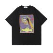 画像2: Unisex Vermeer pearl earrings Print T-shirt  男女兼用 ユニセックス真珠の耳飾りアートペイントTシャツ (2)