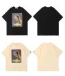 画像4: Unisex Vermeer pearl earrings Print T-shirt  男女兼用 ユニセックス真珠の耳飾りアートペイントTシャツ (4)