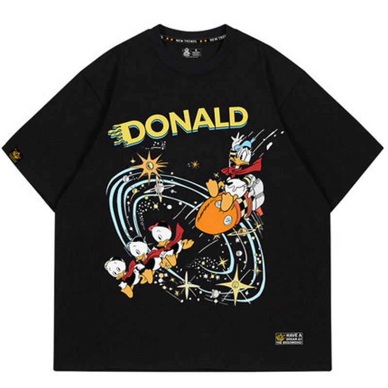 ディズニー 34周年 ドナルドダック Tシャツ ユニホーム Amazon | ディズニー ドナルドダック ヴァーシティ34 Tシャツ