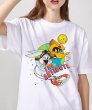画像12: Unisex Bugs Bunny planet pattern t-shirt　男女兼用 ユニセックスバッグスバニー ダフィーダック ルーニー・テューンズ Tシャツ (12)