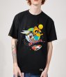 画像10: Unisex Bugs Bunny planet pattern t-shirt　男女兼用 ユニセックスバッグスバニー ダフィーダック ルーニー・テューンズ Tシャツ (10)