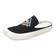 画像1: Donald duck square head Baotou half drag canvas shoes sneakers   ドナルドダックキャンバスハーフスニーカー サンダル　スリッパ (1)