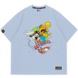 画像3: Unisex Bugs Bunny planet pattern t-shirt　男女兼用 ユニセックスバッグスバニー ダフィーダック ルーニー・テューンズ Tシャツ (3)