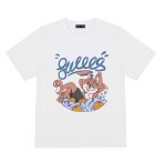 画像2: Unisex cartoon rabbit illustration printed t-shirt　男女兼用 ユニセックス コミックラビットプリントTシャツ (2)