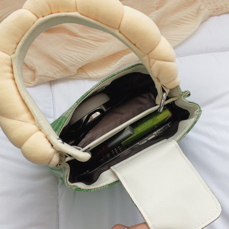 画像5: Plaid Small Square Shoulder tote Bag チェックミニスクエアトート ショルダーバッグ  (5)