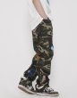 画像5: Unisex badge embroidered camouflage overalls men's casual pants casual pants  ユニセックス男女兼用迷彩カモフラージュエンブレム刺繍付き パンツ (5)