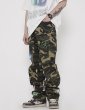 画像6: Unisex badge embroidered camouflage overalls men's casual pants casual pants  ユニセックス男女兼用迷彩カモフラージュエンブレム刺繍付き パンツ (6)