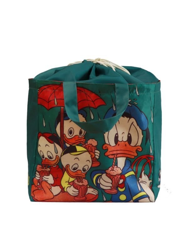 画像5: Donald Duck Waterproof Shopping Eco Bag tote Bag ドナルドダック防水ショッピング エコバッグ  (5)