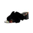 画像4: flat&Heel mink fur leather flat sandals slippers 　フラット&ヒールHマークリアルミンクファーサンダル スリッパ (4)