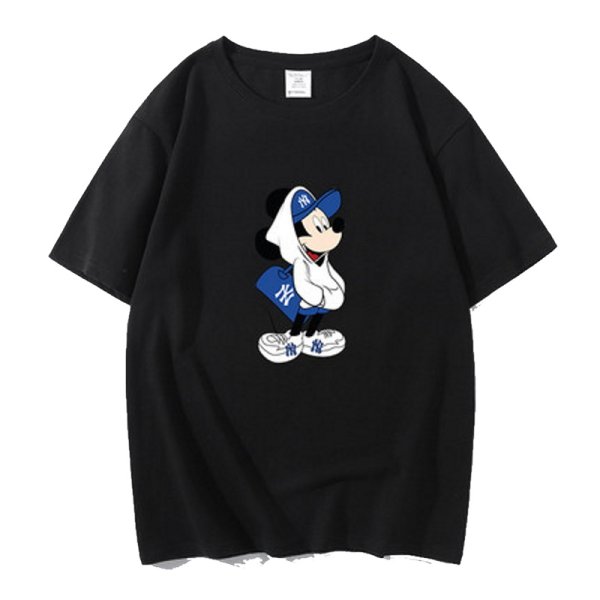 画像1: NY logo Mickey Mouse T-shirt unisex　男女兼用 ユニセックス NYロゴミッキーマウスTシャツTシャツ (1)