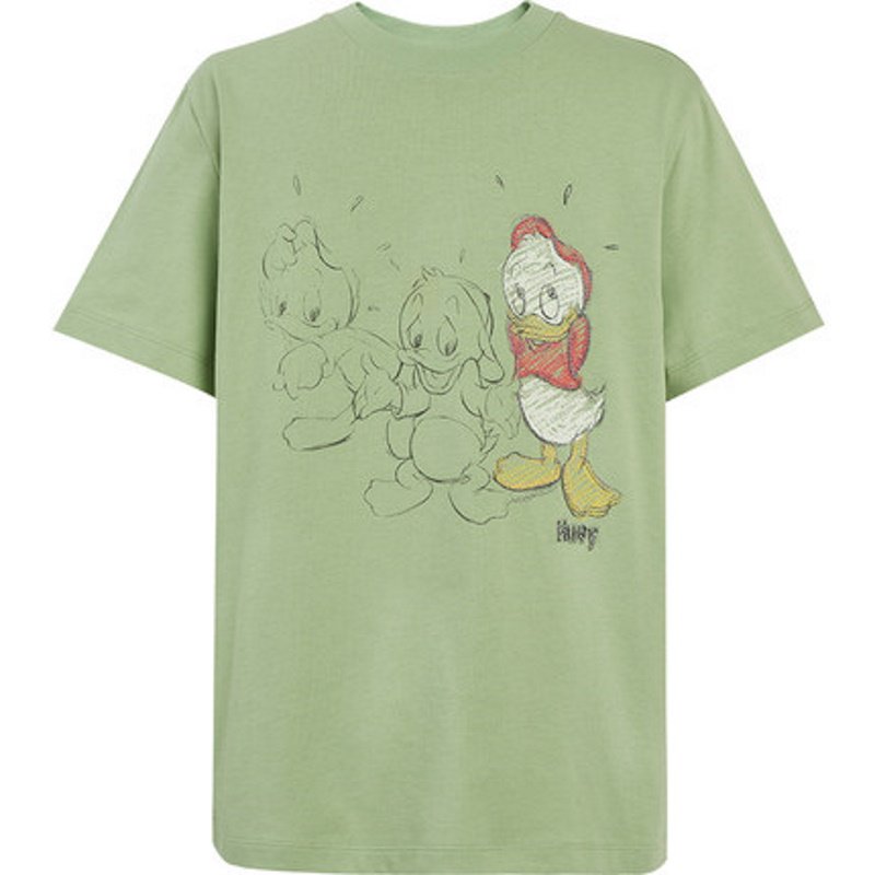 画像3: Donald Duck Graphic Paint T-SHIRT   ドナルドダックグラフィックペイント半袖Tシャツ  (3)
