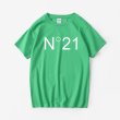 画像12: N21 trend element Malong T-shirt unisex　男女兼用 ユニセックス N21ロゴ 半袖Tシャツ (12)