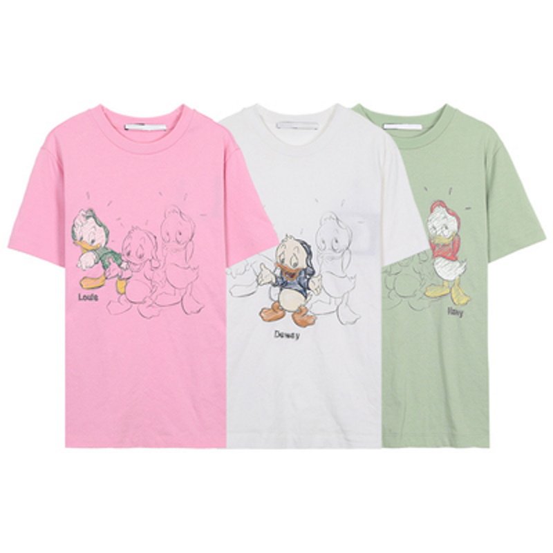 画像4: Donald Duck Graphic Paint T-SHIRT   ドナルドダックグラフィックペイント半袖Tシャツ  (4)
