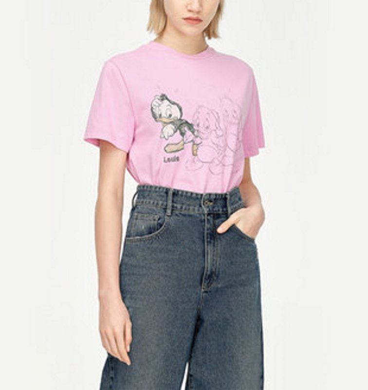 画像7: Donald Duck Graphic Paint T-SHIRT   ドナルドダックグラフィックペイント半袖Tシャツ  (7)