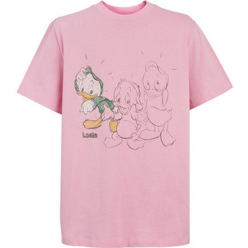 画像2: Donald Duck Graphic Paint T-SHIRT   ドナルドダックグラフィックペイント半袖Tシャツ  (2)