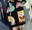 画像8: Women Sponge Bob Family Pullover Sweater Tunic Dress　スポンジボブファミリープルオーバーセーター　チュニック　ドレス (8)